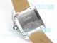 Swiss Replica Cartier Santos 100 Watch Diamond Set 35.6mm Pink Leather Strap (7)_th.jpg